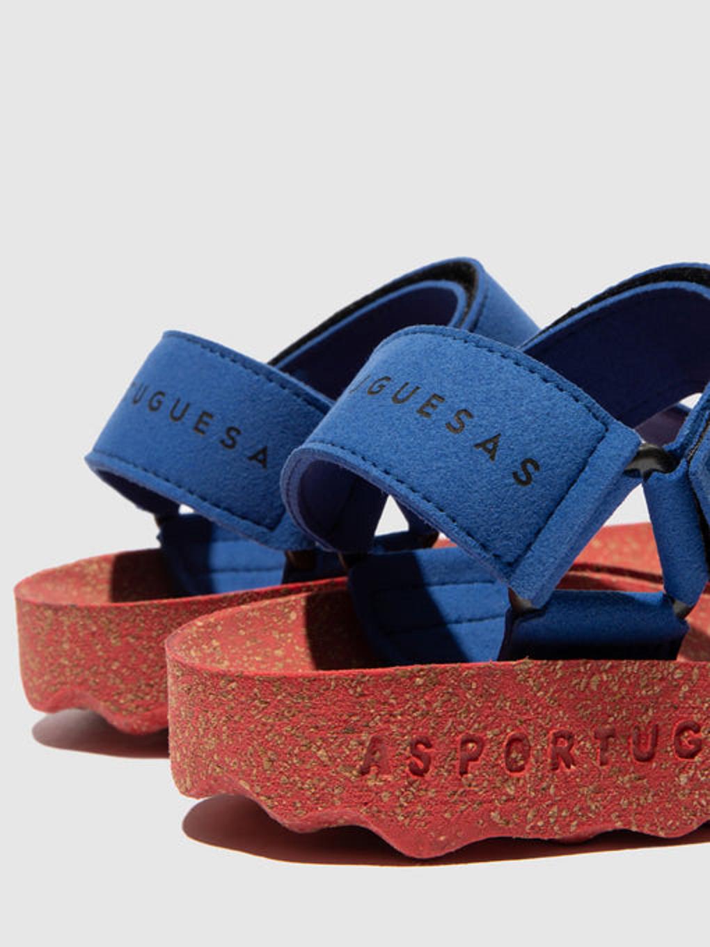 Asportuguesas Fizz Sandaalit Blue Suede - Naisten Thong Sandaalit ASPP018319FI Sininen